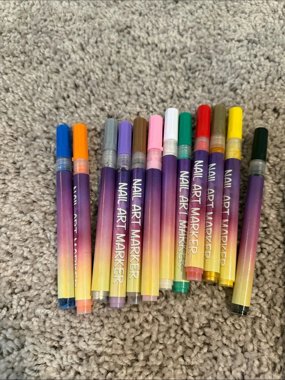 Nail Art Marker Set - Multicolor